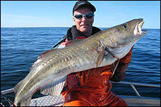 Micke med torsk p&aring; 20,1 kilo.