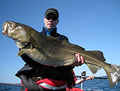 Christer med fin torsk