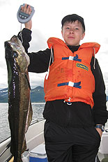 Samuel med stor bleka