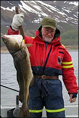 Ivar med torsk &ouml;ver 10 kilo