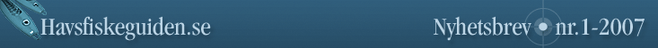 Havsfiskeguiden - Nyhetsbrev