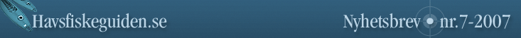 Havsfiskeguiden - Nyhetsbrev